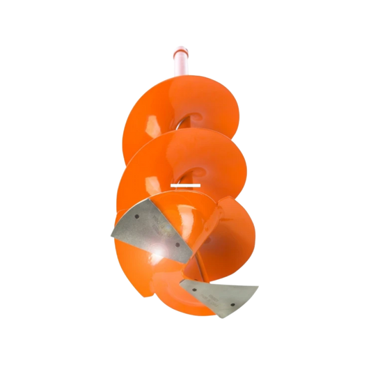 RAZR ICE AUGERS HAND AUGER W/ CURVED BLADES ORANGE