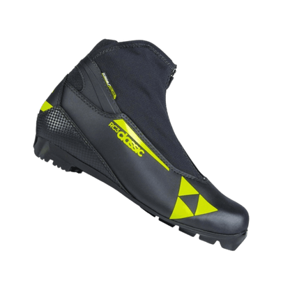 FISCHER SKI RC3 CLASSIC BOOT 21/22 - BLACK/YELLOW - SIDE VIEW