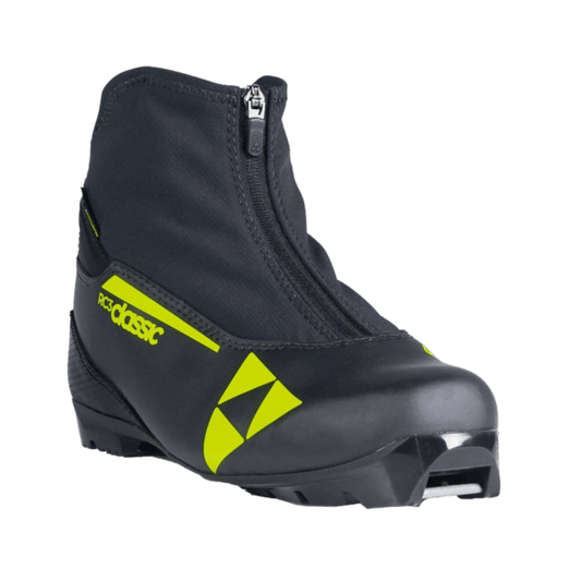 FISCHER SKI RC3 CLASSIC BOOT 21/22 - BLACK/YELLOW - FRONT VIEW