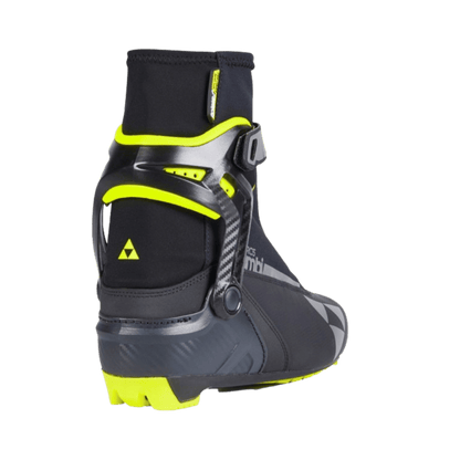 FISCHER SKI RC5 COMBI BOOTS 22/23 - BLACK/YELLOW - BACK VIEW