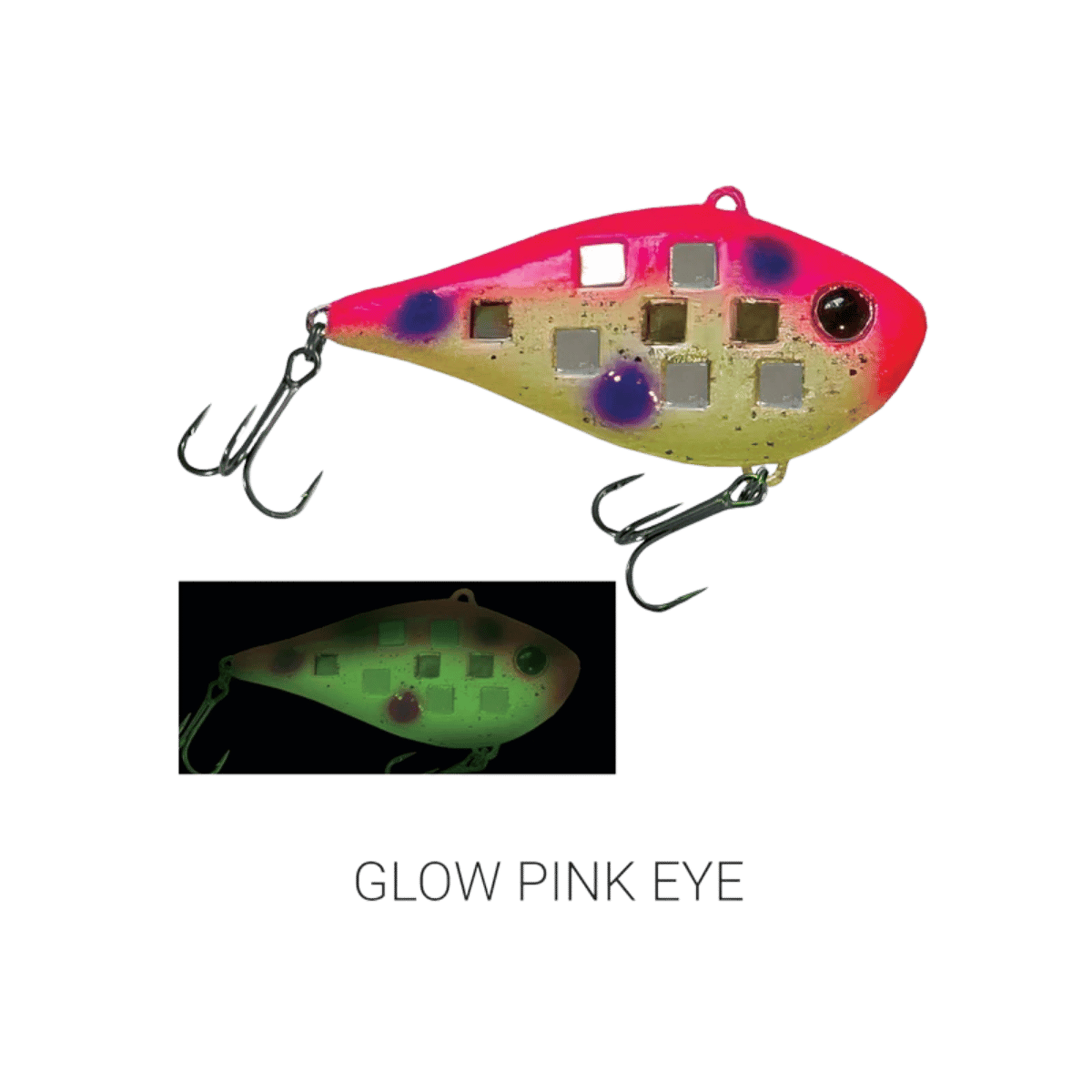 REEF RUNNER THE FLASH SHAD CRANKBAIT GLOW PINK EYE