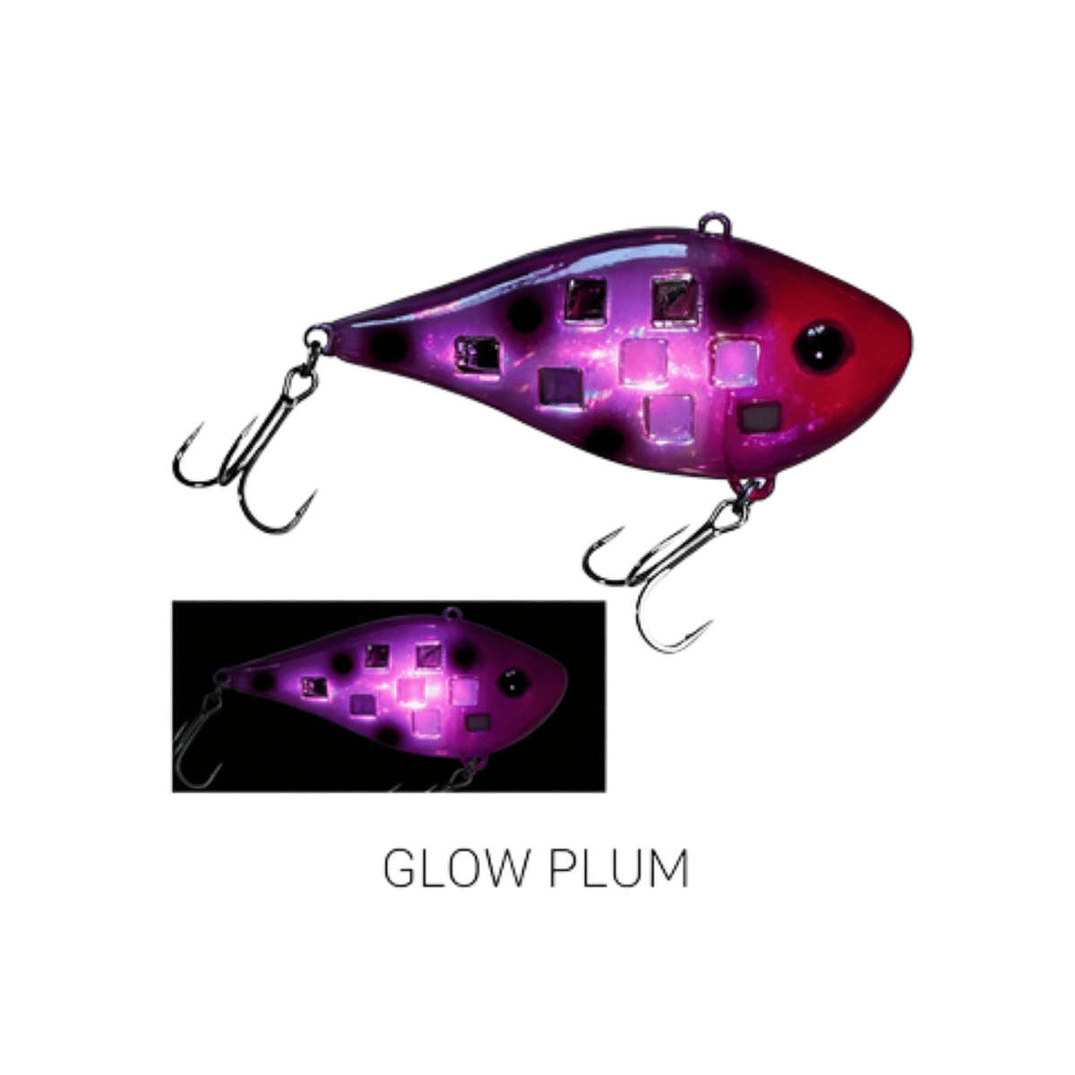 REEF RUNNER THE FLASH SHAD CRANKBAIT GLOW PLUM