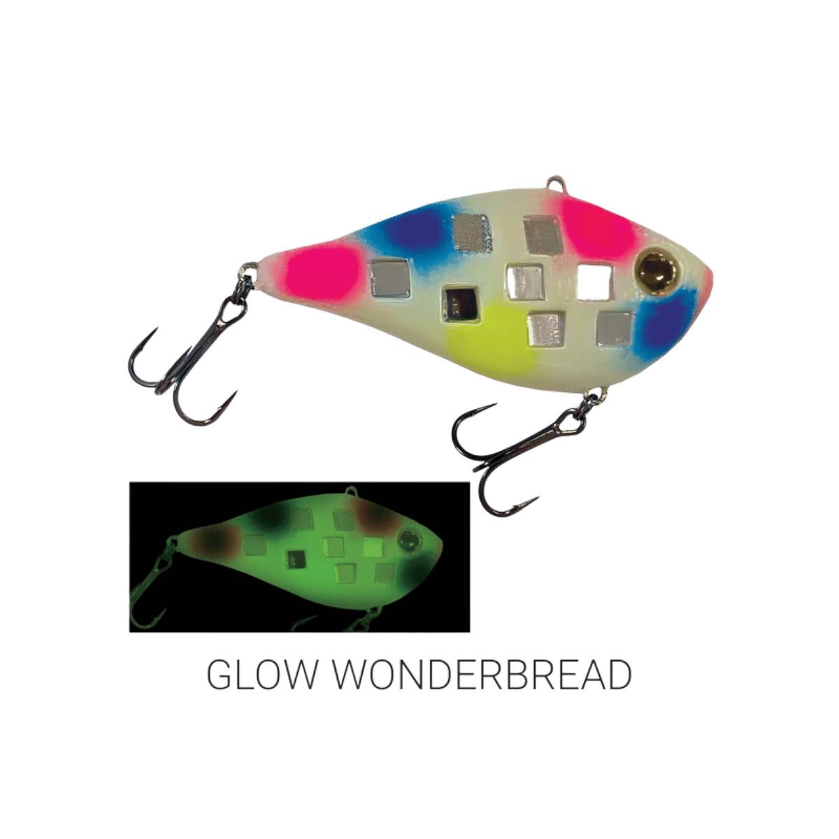 REEF RUNNER THE FLASH SHAD CRANKBAIT GLOW WONDERBREAD