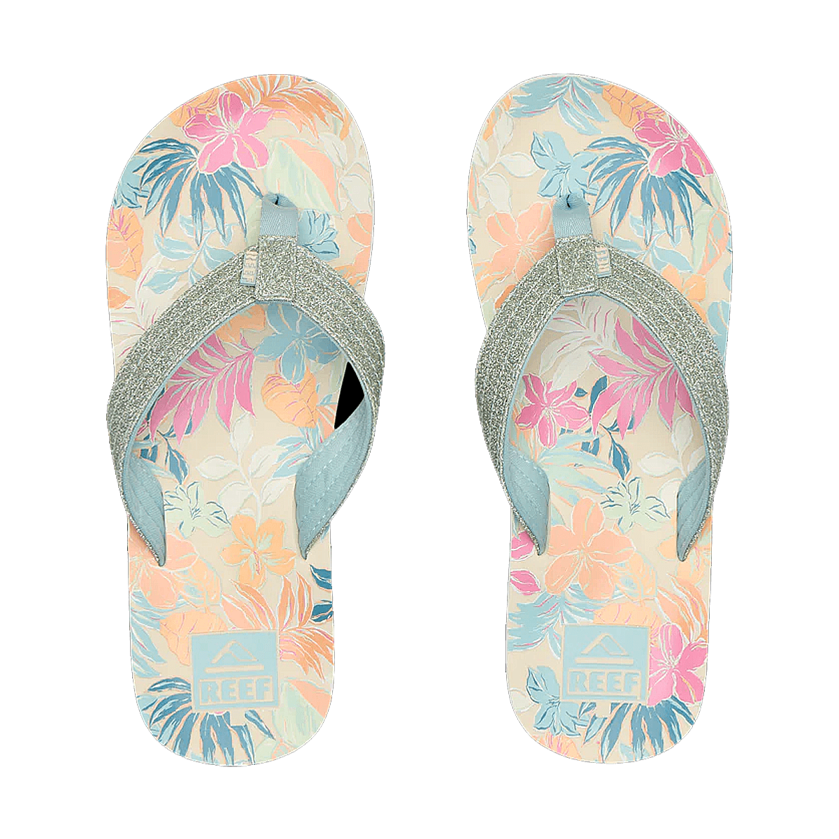 REEF KIDS AHI FLIP SANDALS - TOP VIEW