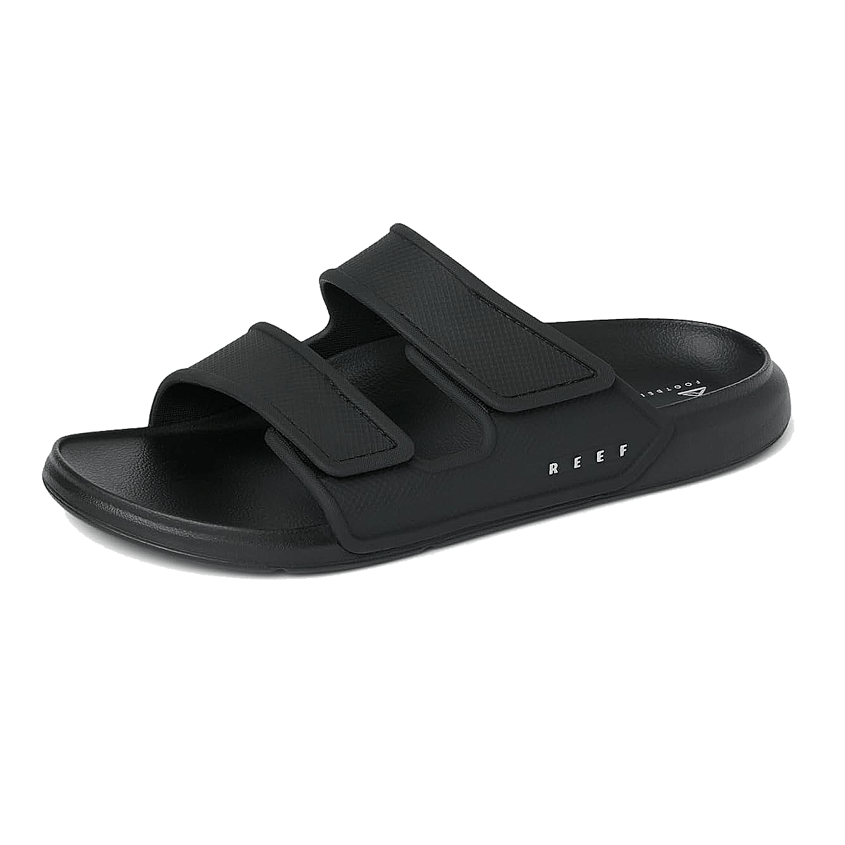 REEF MEN'S OASIS ADAPT SLIDE SANDALS - BLACK - SIDE VIEW