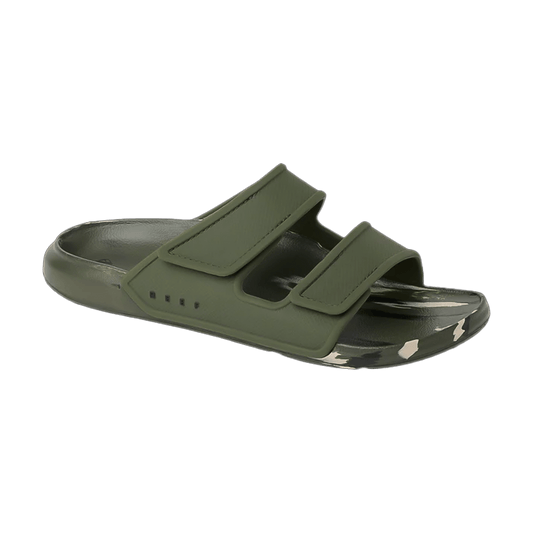REEF OASIS ADAPT MEN'S SLIDE SANDALS - CAMP MARBLE
