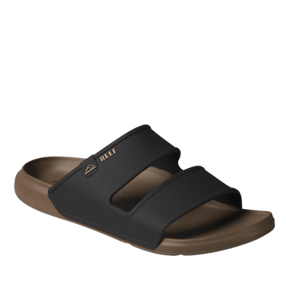 REEF OASIS DOUBLE UP - FOSSIL/BLACK SIDE ANGLE