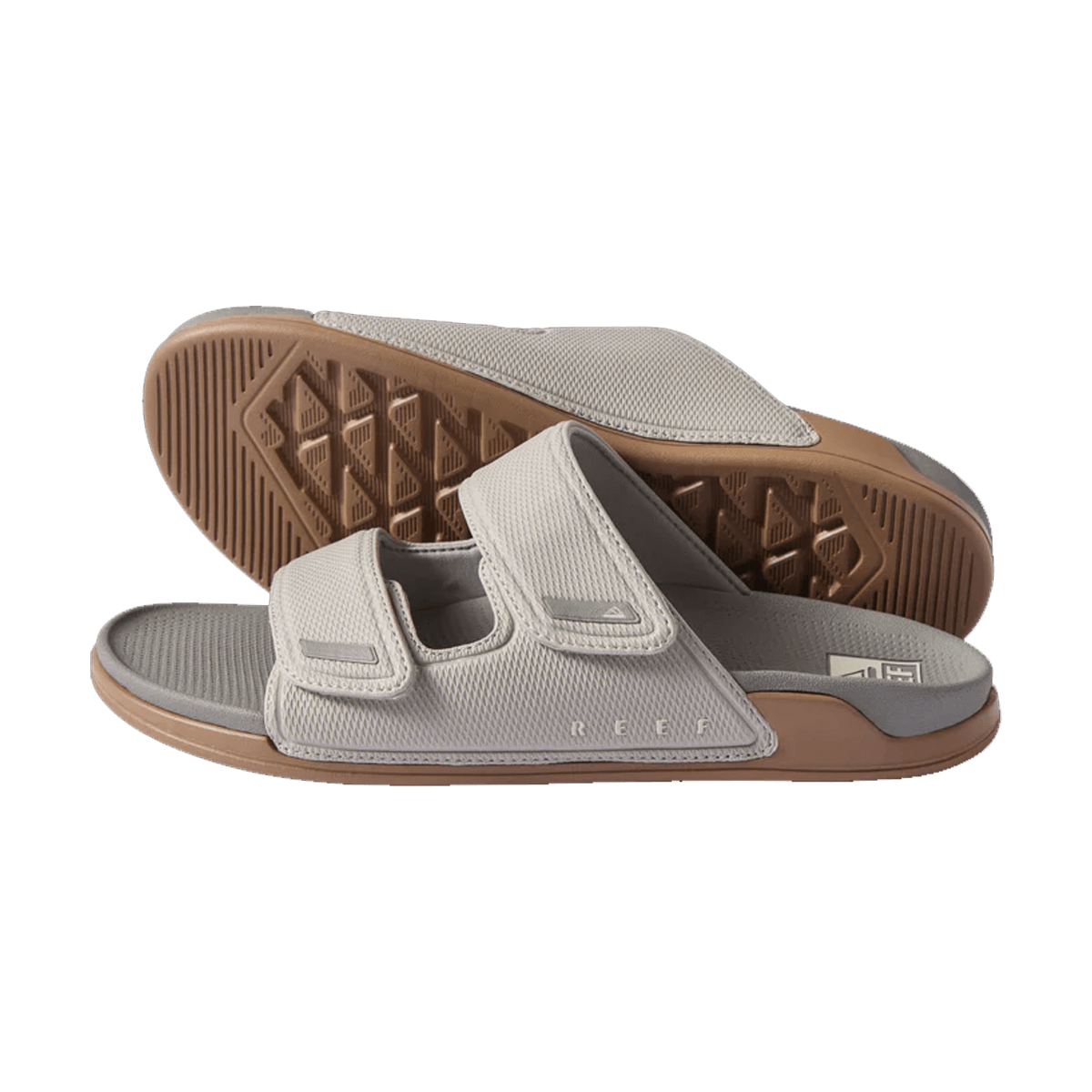REEF PHANTOM TRADEWIND SLIDE - DOVE TOBACCO - SIDE VIEW
