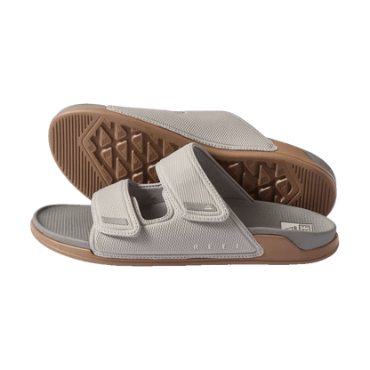 REEF PHANTOM TRADEWIND SLIDE - DOVE TOBACCO - SIDE VIEW