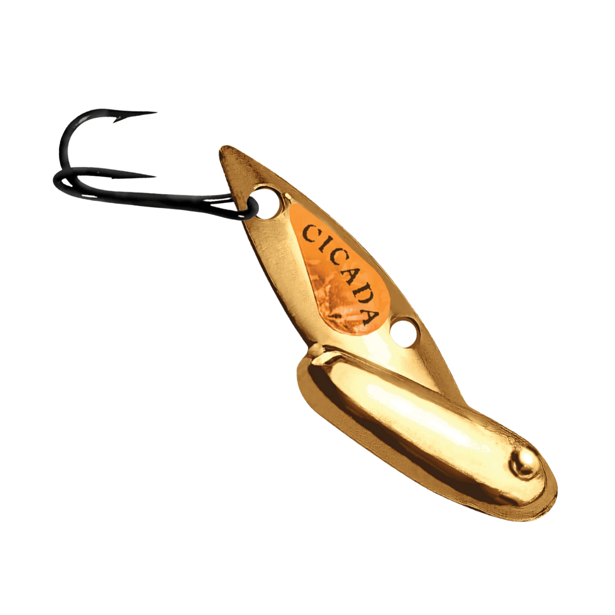 REEF RUNNER TUNGSTEN CICADA FOR ICE 3/32OZ" - GOLD ORANGE ICE