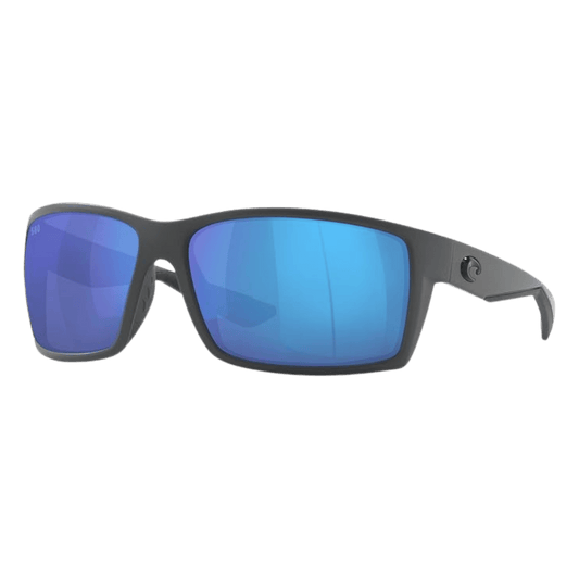 COSTA DEL MAR REEFTON SUNGLASSES - BLUE MIRROR 580G - MATTE GRAY