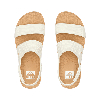 REEF WATER VISTA SANDAL - WHITE TAN - TOP VIEW