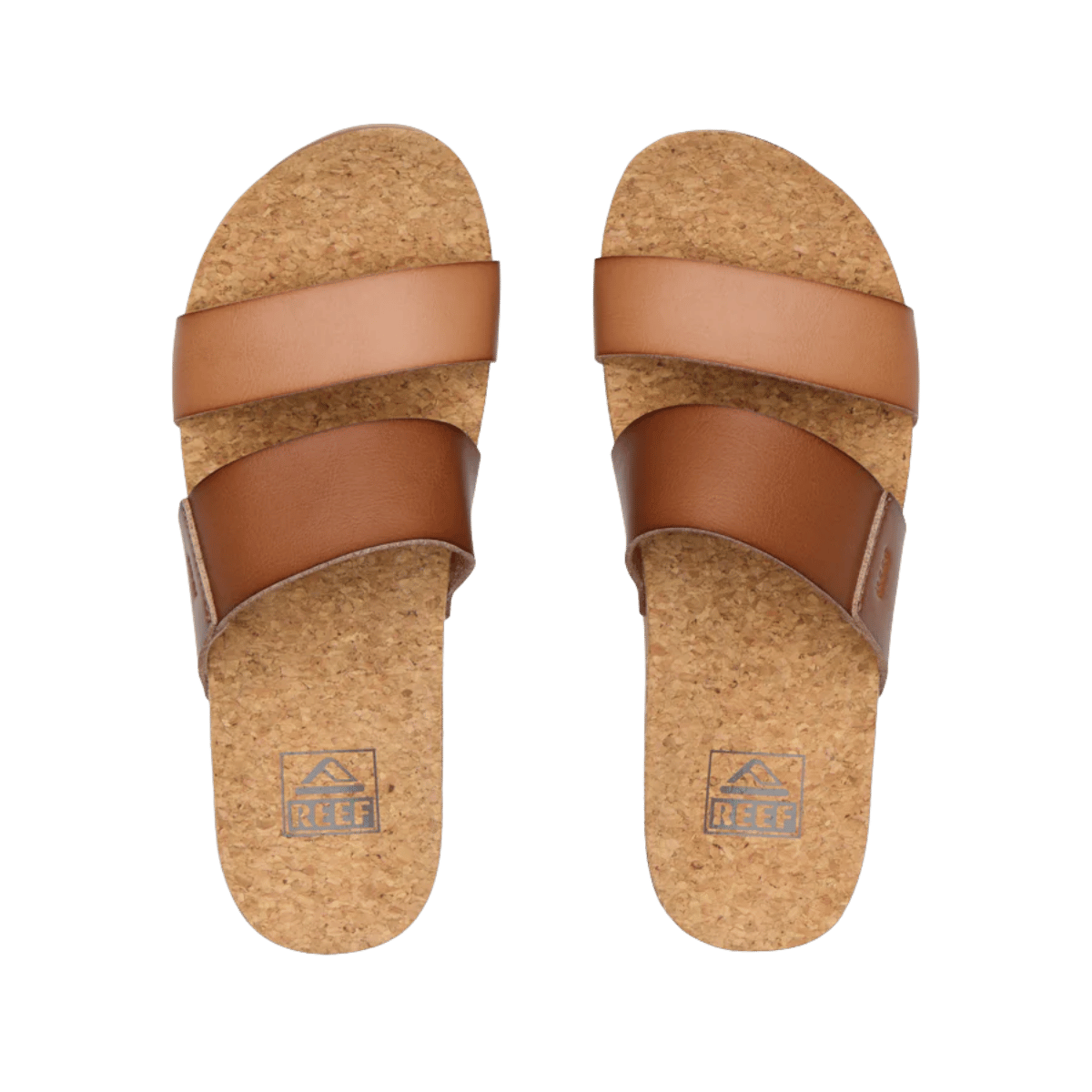REEF WOMEN'S CUSHION VISTA HI - ESPRESSO DUO TOP VIEW