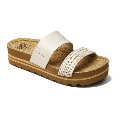 REEF WOMEN'S CUSHION VISTA HI SLIDE SANDALS - VINTAGE - SIDE VIEW 2