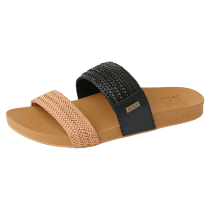 REEF WOMEN'S VISTA BRAID II - BLACK/TAN FRONT