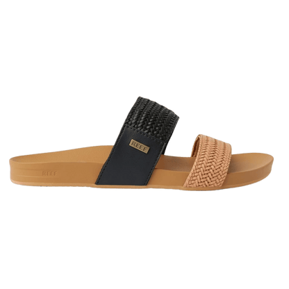 REEF WOMEN'S VISTA BRAID II - BLACK/TAN SIDE