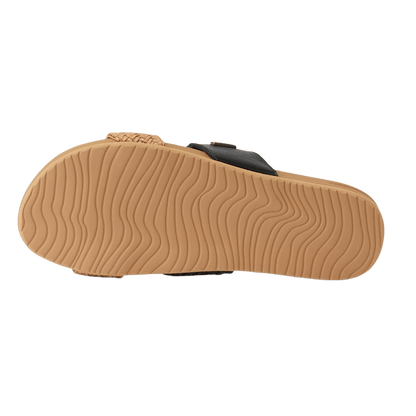 REEF WOMEN'S VISTA BRAID II - BLACK/TAN SOLE