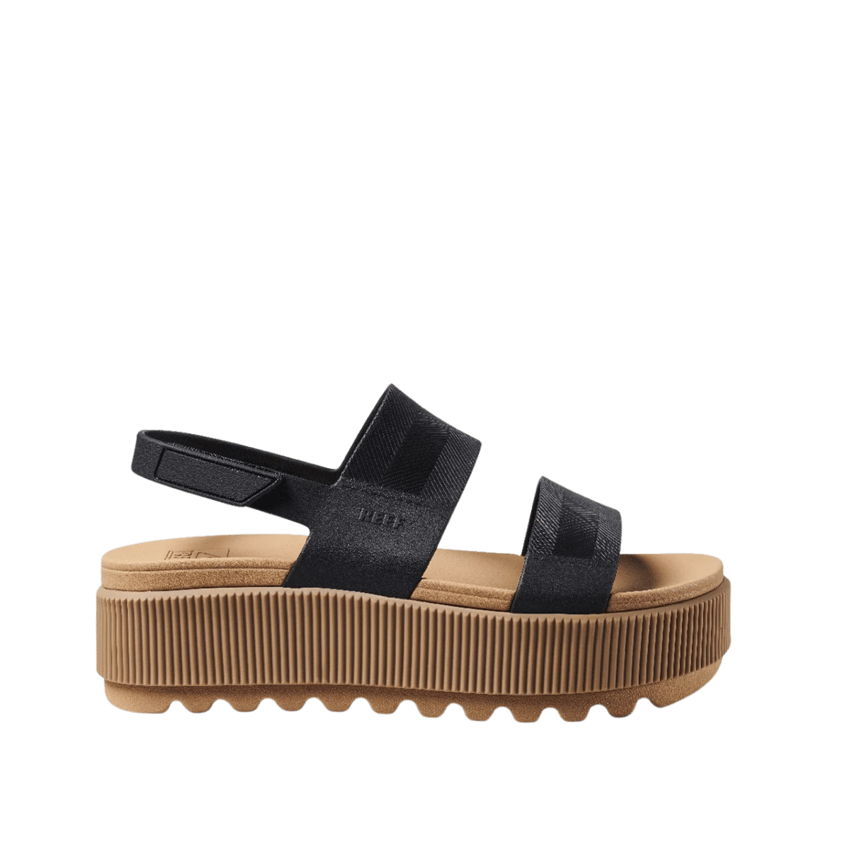 REEF WOMEN'S WATER VISTA HIGHER - BLACK/TAN FRONT