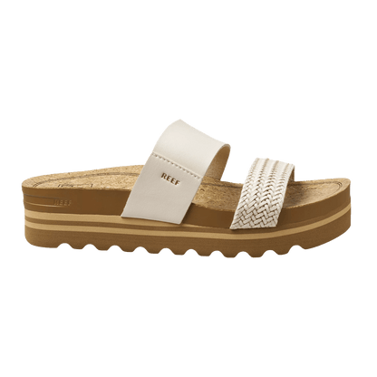 REEF WOMEN'S CUSHION VISTA HI SLIDE SANDALS - VINTAGE - SIDE VIEW