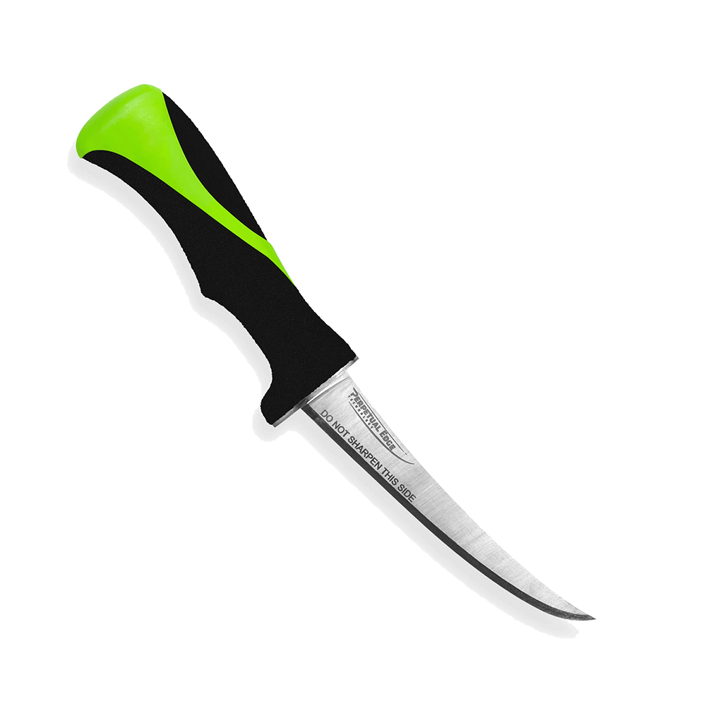 RELENTLESS KNIVES CURVED FILLET KNIFE W/SHEATH 6IN