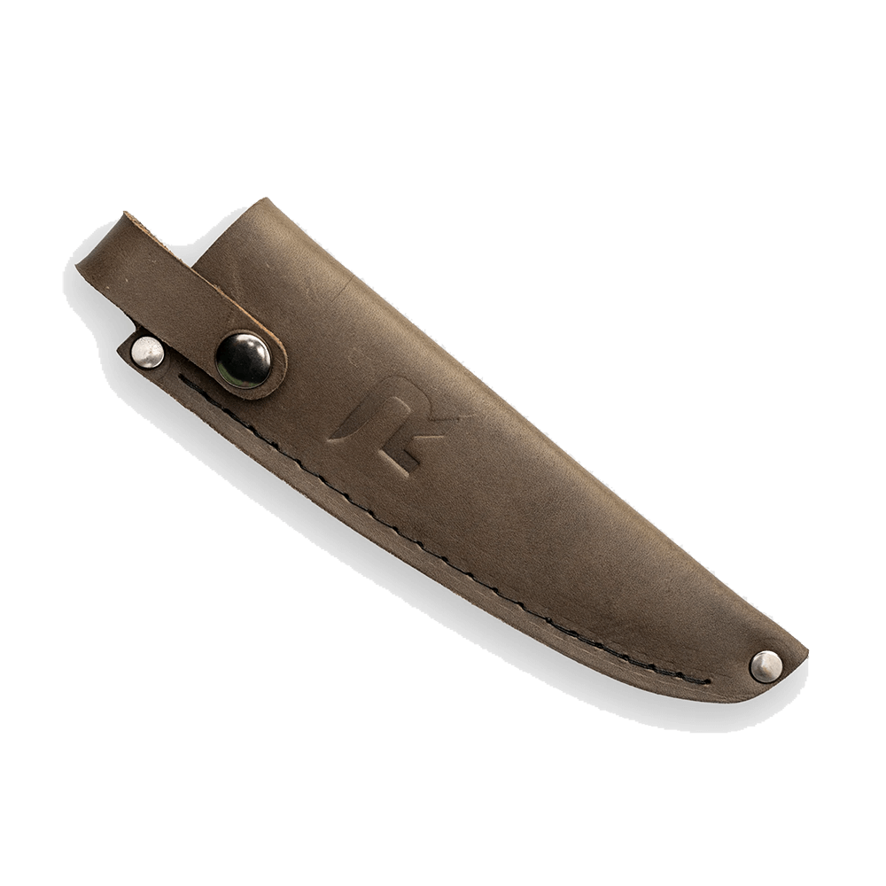RELENTLESS KNIVES CURVED FILLET KNIFE W/SHEATH 7IN sheath