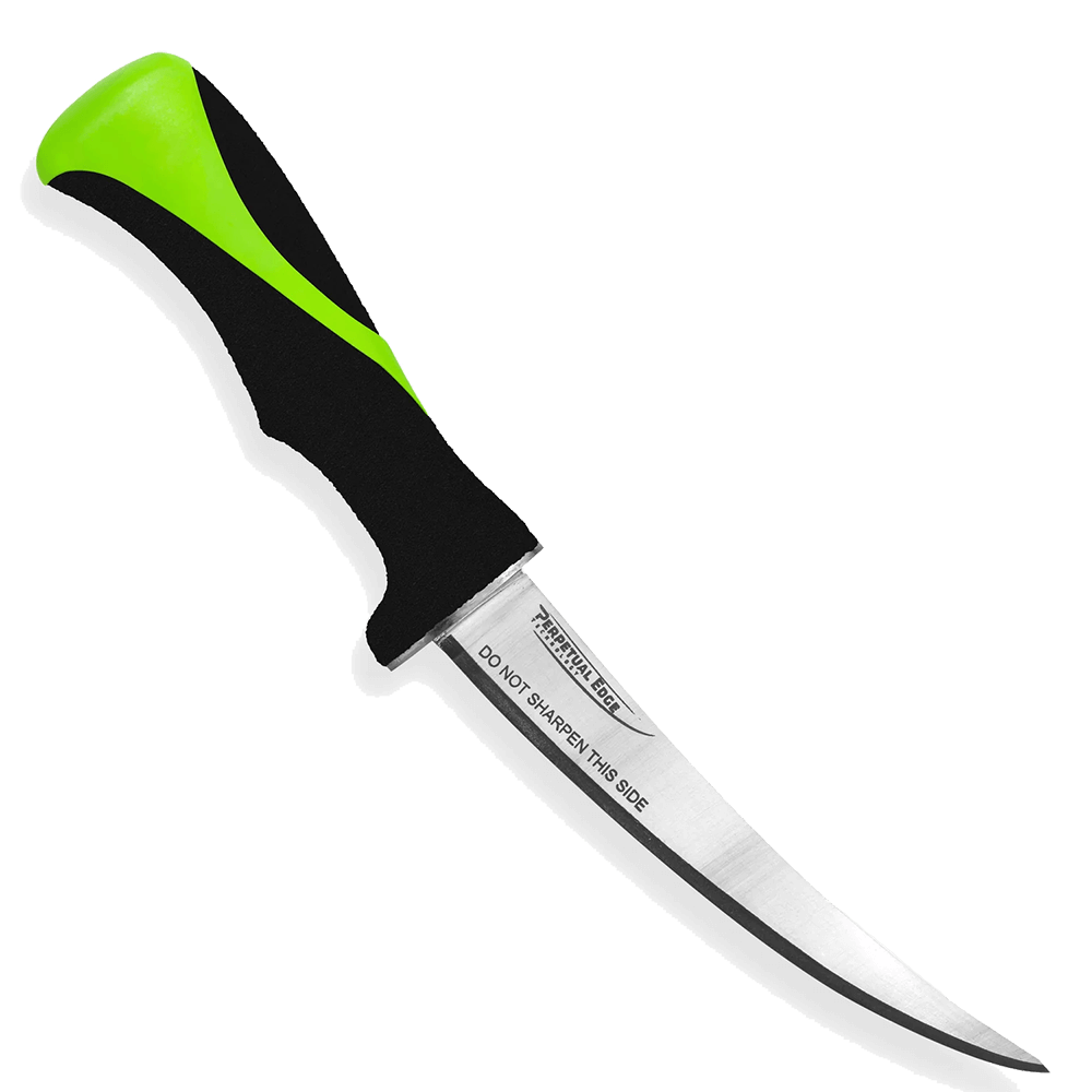 RELENTLESS KNIVES CURVED FILLET KNIFE W/SHEATH 7IN