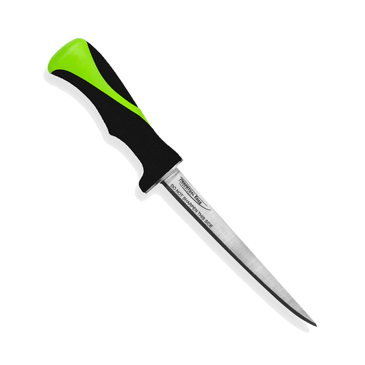 RELENTLESS KNIVES STRAIGHT FILLET KNIFE W/SHEATH 8IN