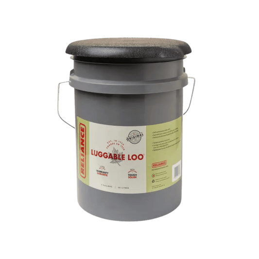 RELIANCE LUGGABLE LOO PORTABLE TOILET GREY