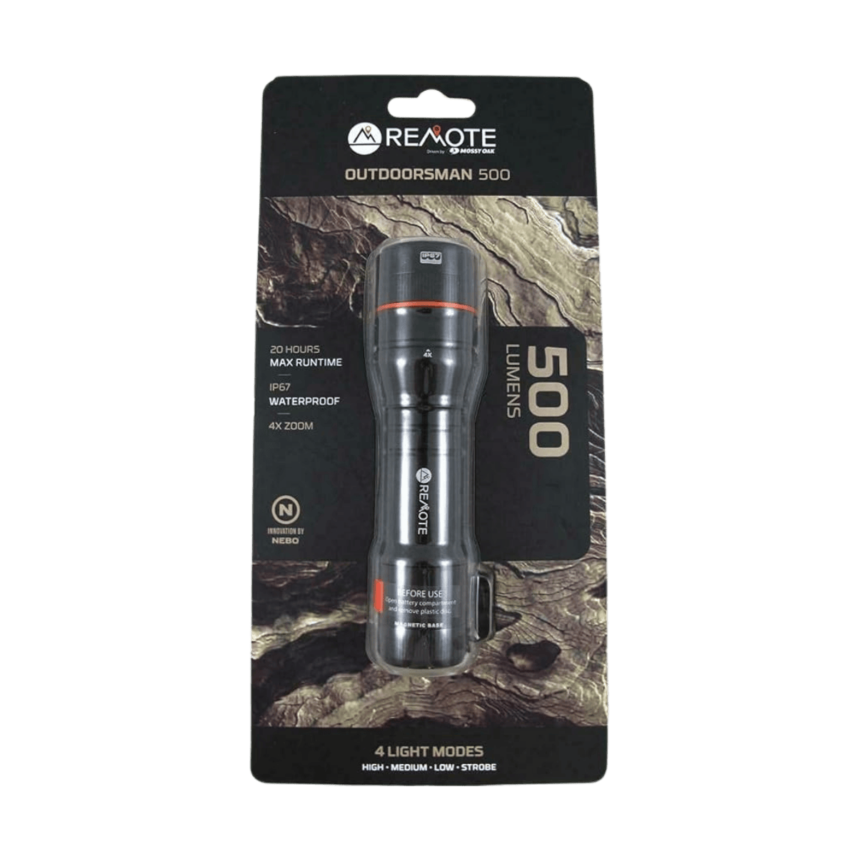 REMOTE OUTDOORSMAN 500 LUMEN