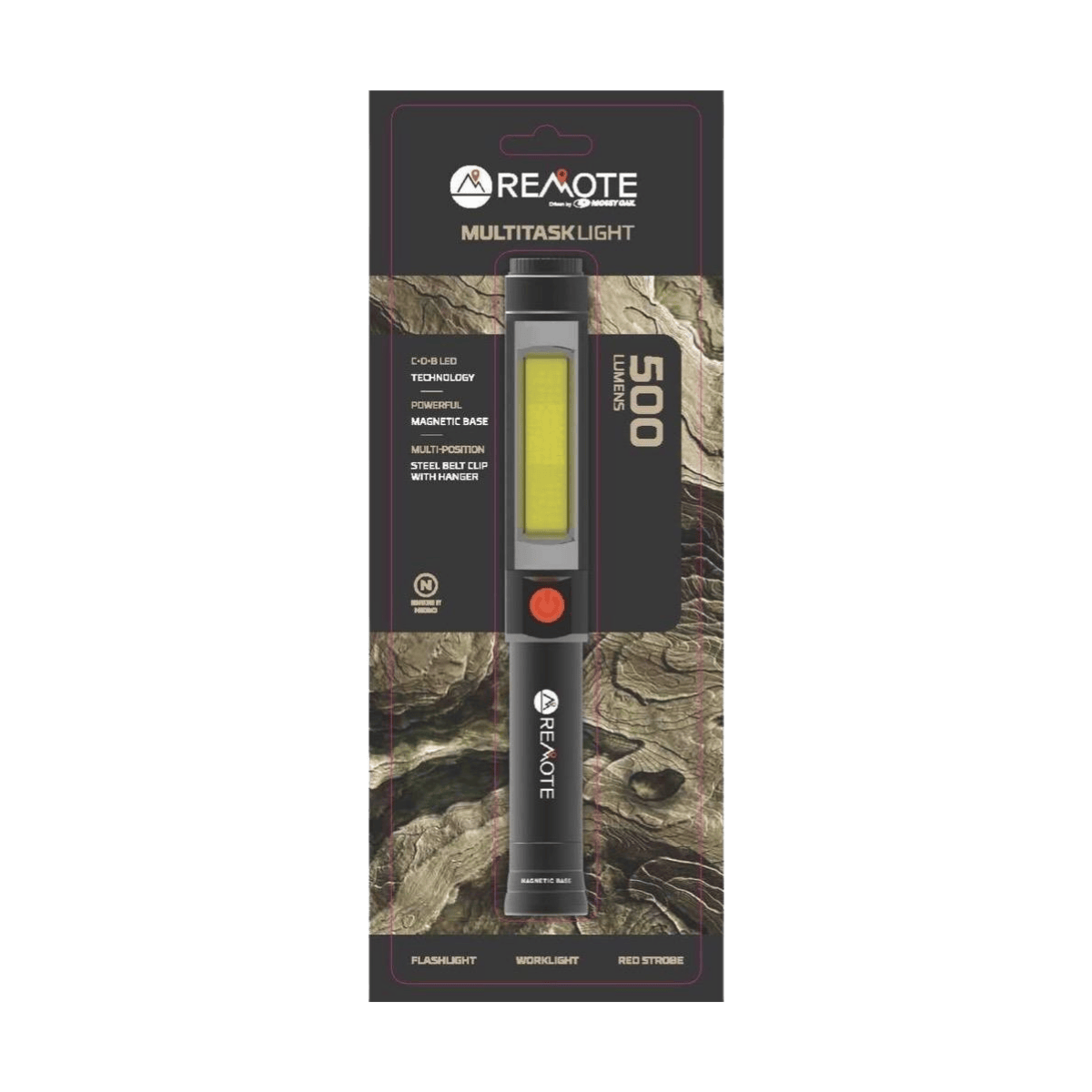 REMOTE POCKET LIGHT 500 LUMEN - FRONT VIEW