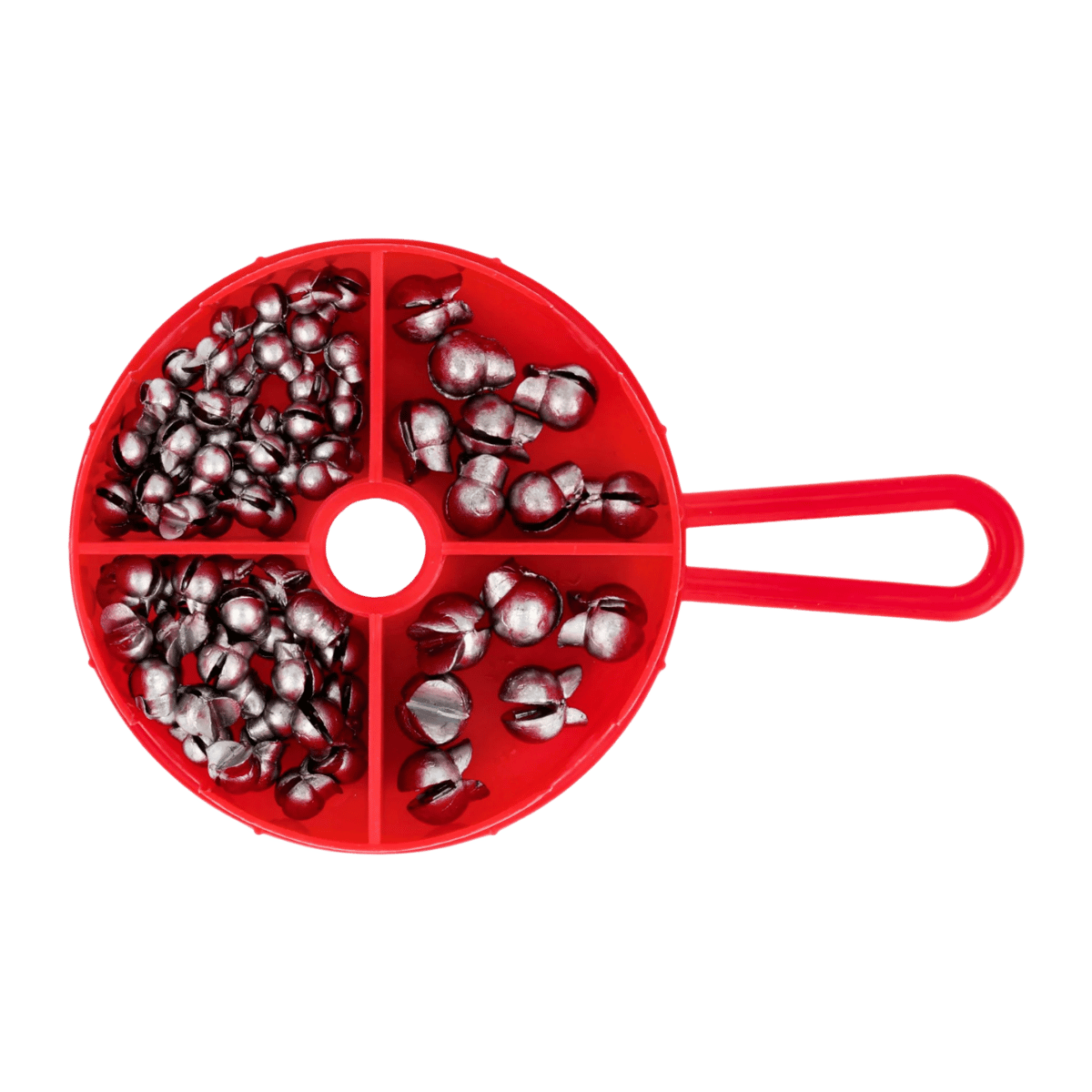 EAGLECLAW REMOVABLE SPLIT-SHOT SINKER ASSORTMENT 78 PCS