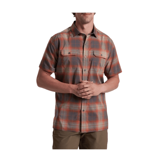 KUHL MEN'S RESPONSE SHORT SLEEVE SHIRT - EMBER RED