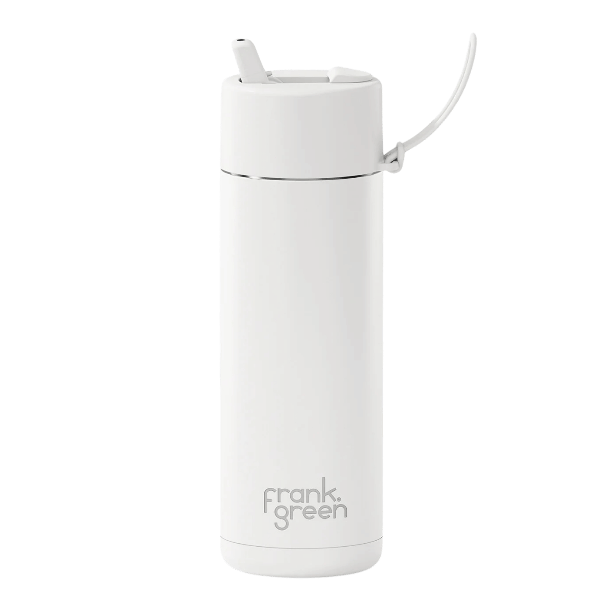 FRANK GREEN CERAMIC REUSABLE BOTTLE FLIP STRAW 20OZ - CLOUD