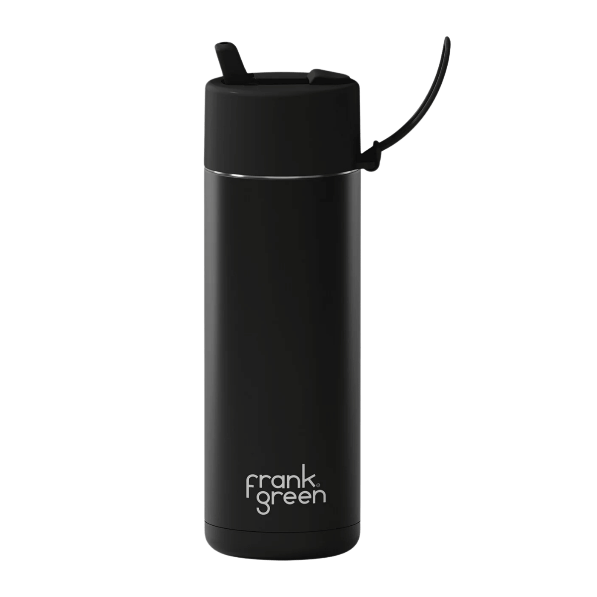 FRANK GREEN CERAMIC REUSABLE BOTTLE FLIP STRAW 20OZ - MIDNIGHT