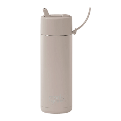 FRANK GREEN CERAMIC REUSABLE BOTTLE FLIP STRAW 20OZ - MOON DUST