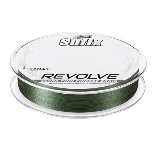 SUFIX REVOLVE FISHING BRAID 200YD - LOW-VIS GREEN - 04LBS