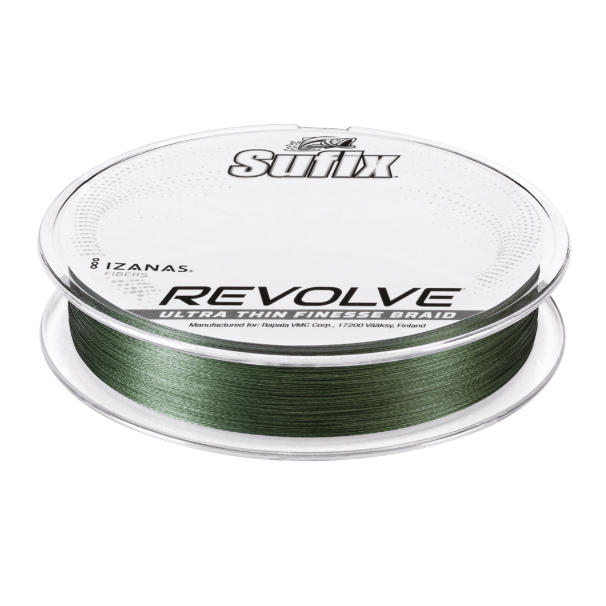 SUFIX REVOLVE FISHING BRAID 200YD - LOW-VIS GREEN - 06LBS