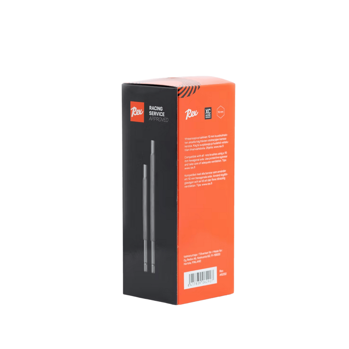 REX WAX ROTO BRUSH HANDLE & AXLE KIT - RIGHT ANGLE VIEW BOX