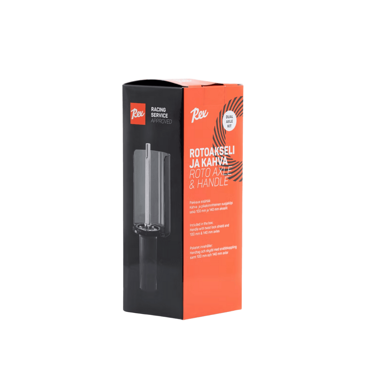 REX WAX ROTO BRUSH HANDLE & AXLE KIT - RIGHT ANGLE VIEW BOX HANDLE 2