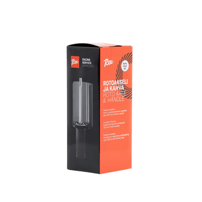 REX WAX ROTO BRUSH HANDLE & AXLE KIT - RIGHT ANGLE VIEW BOX HANDLE 2