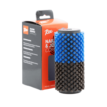 REX WAX ROTO BRUSH SOFT BLUE + HORSE - LEFT ANGLE VIEW