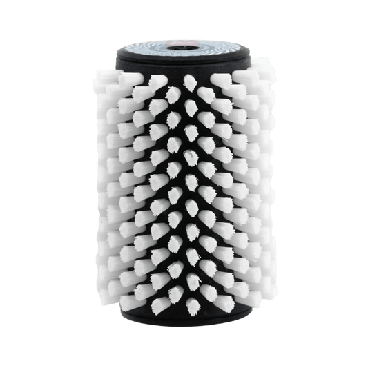 REX WAX ROTO BRUSH WHITE NYLON - FRONT IMAGE