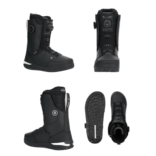 RIDE LASSO SNOWBOARD BOOTS 26/27 BLACK