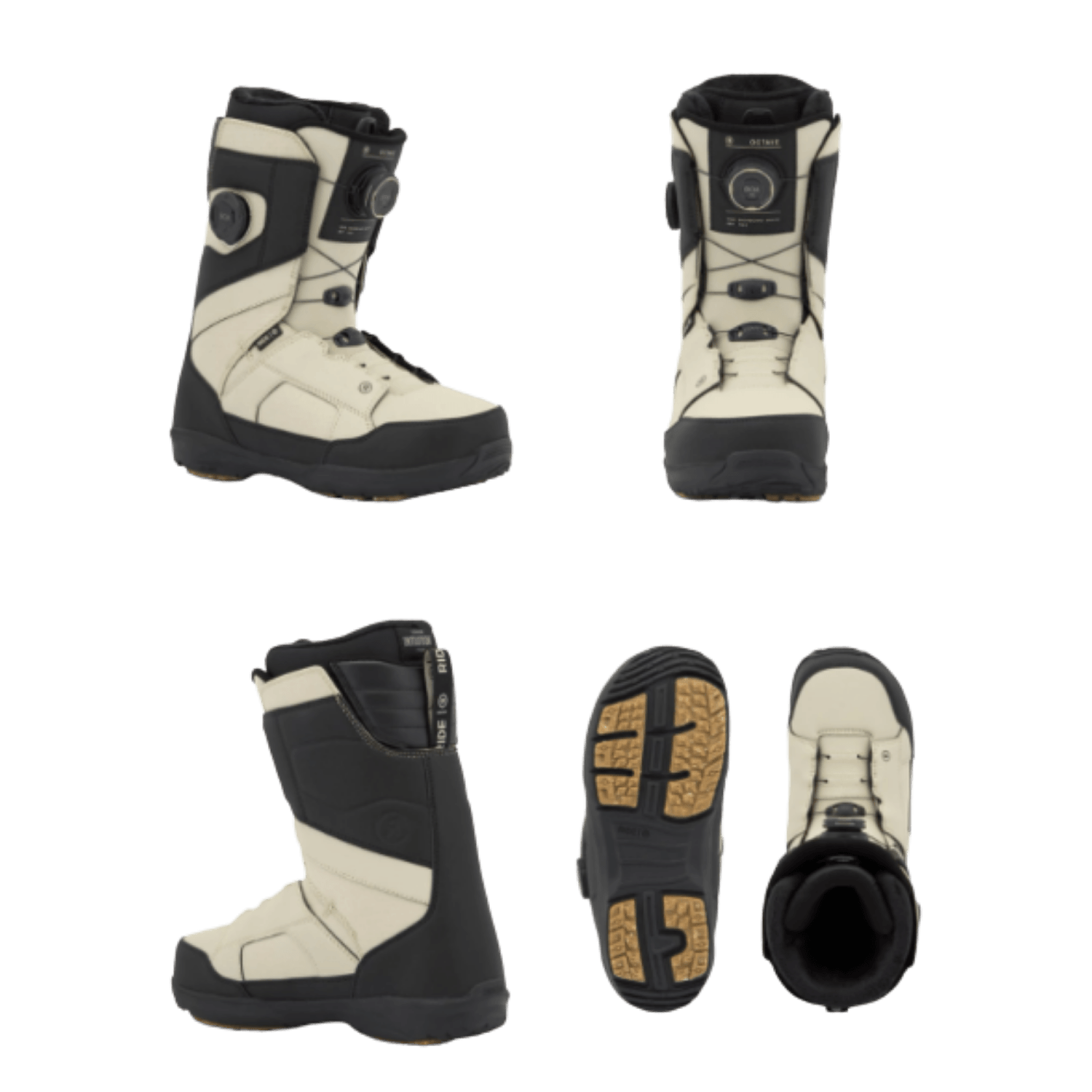 RIDE OCTAVE SNOWBOARD BOOTS 26/27 TAN