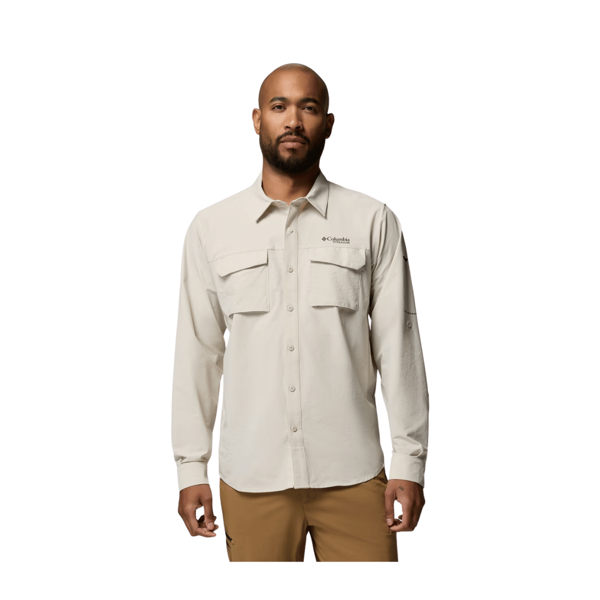 COLUMBIA MEN'S SILVER RIDGE ELITE LS - DARK STONE