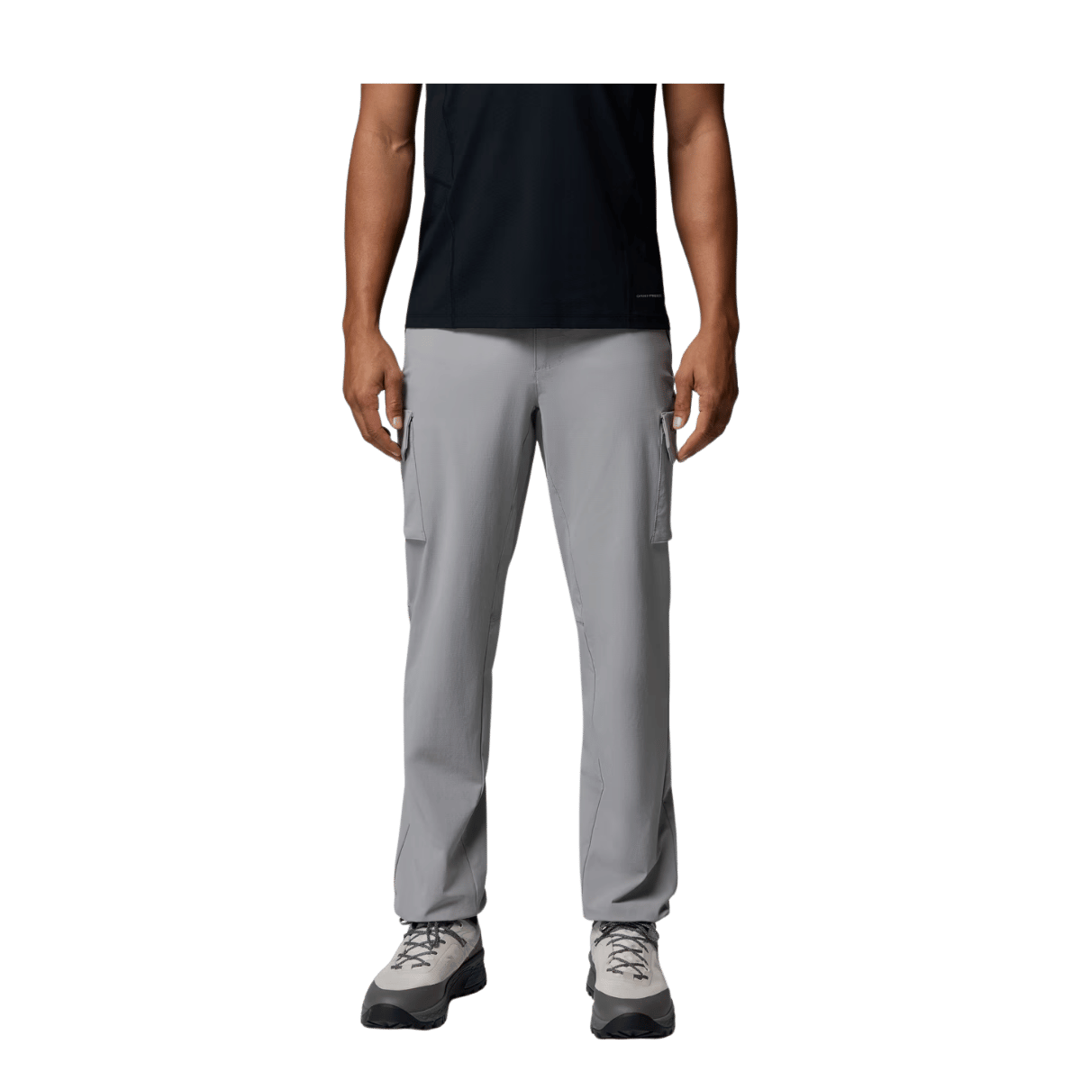 COLUMBIA MEN'S SILVER RIDGE ELITE PANT - TI TITANIUM  - FRONT VIEW