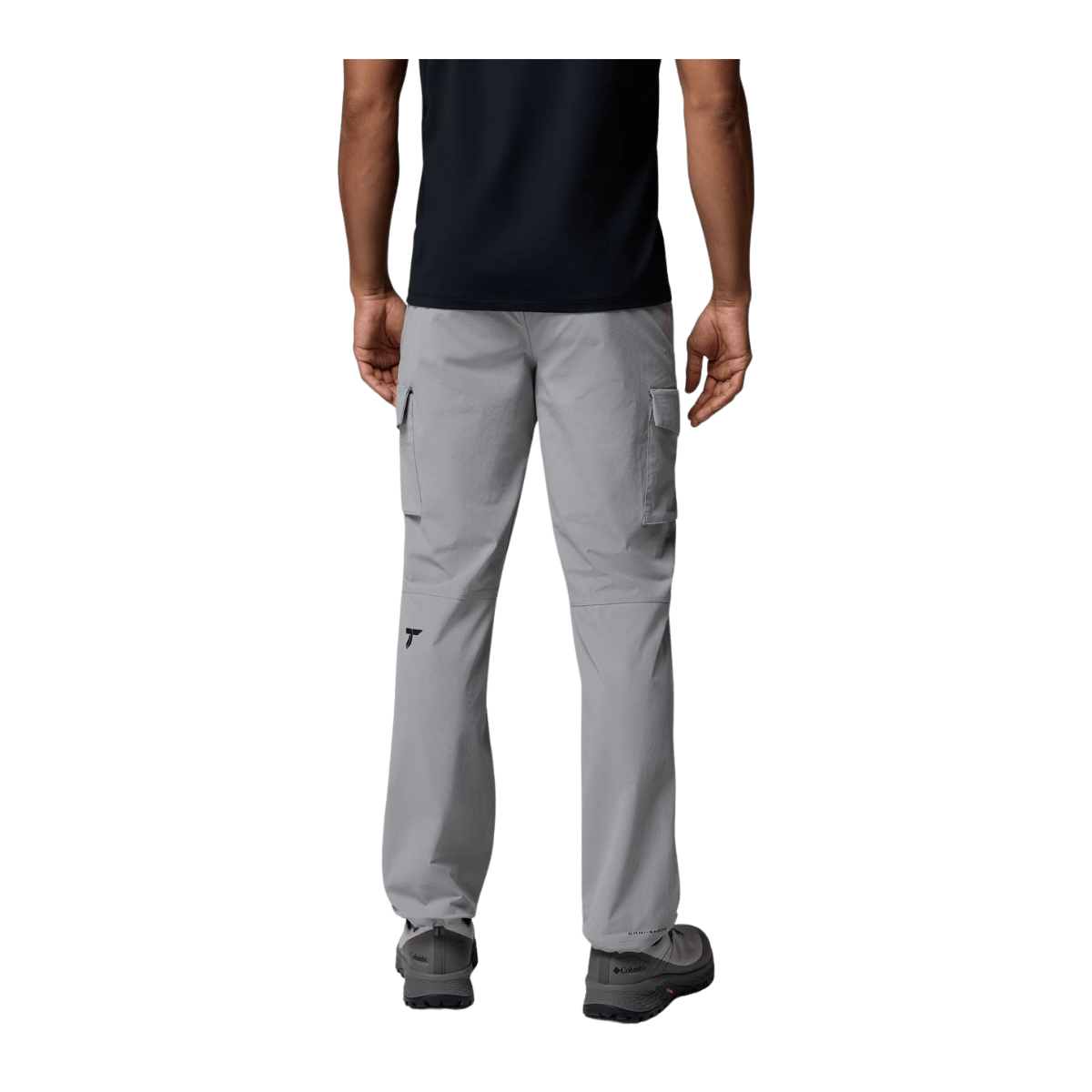 COLUMBIA MEN'S SILVER RIDGE ELITE PANT - TI TITANIUM - BACK VIEW
