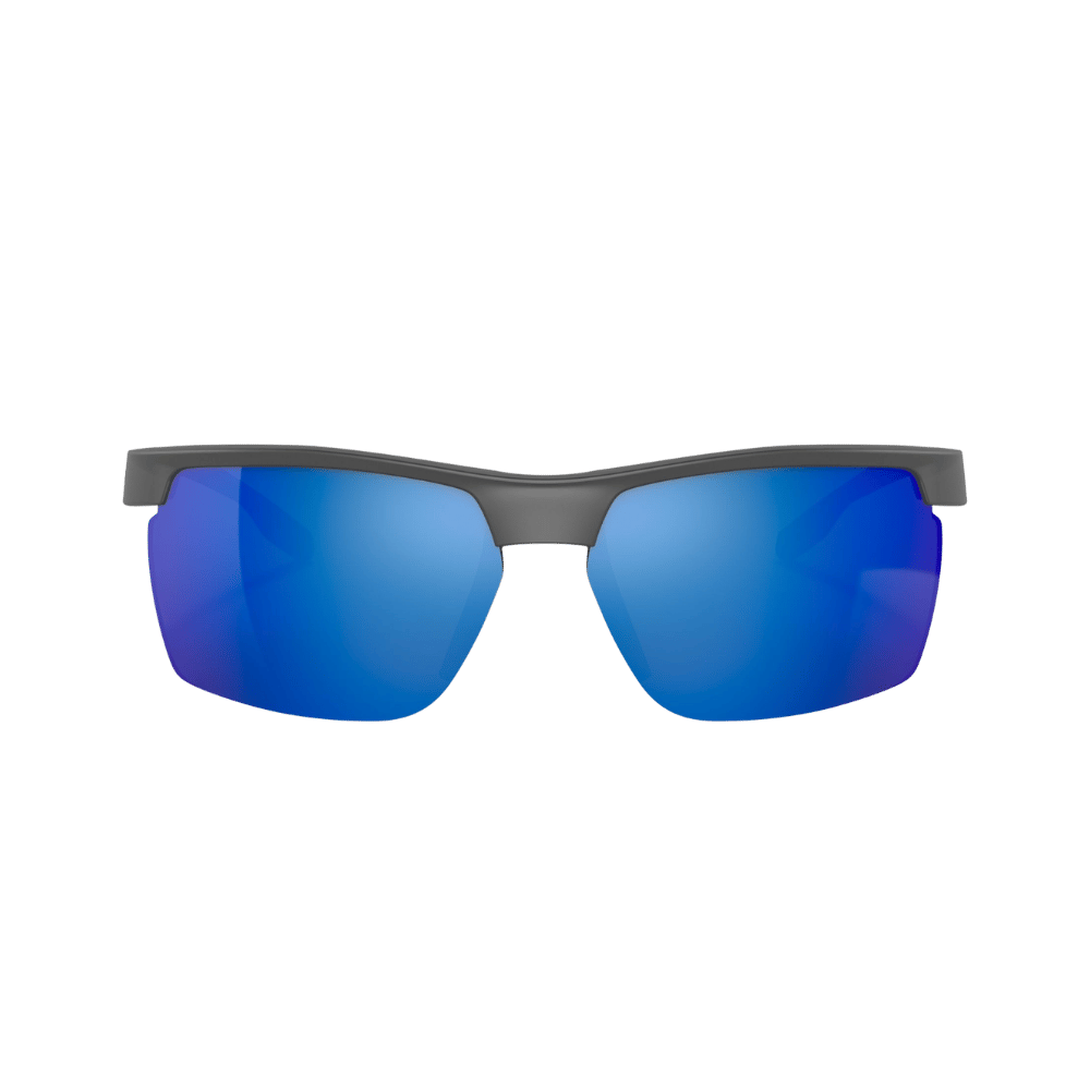 RIDGE-RUNNER SUNGLASSES - GRANITE - BLUE REFLEX POL