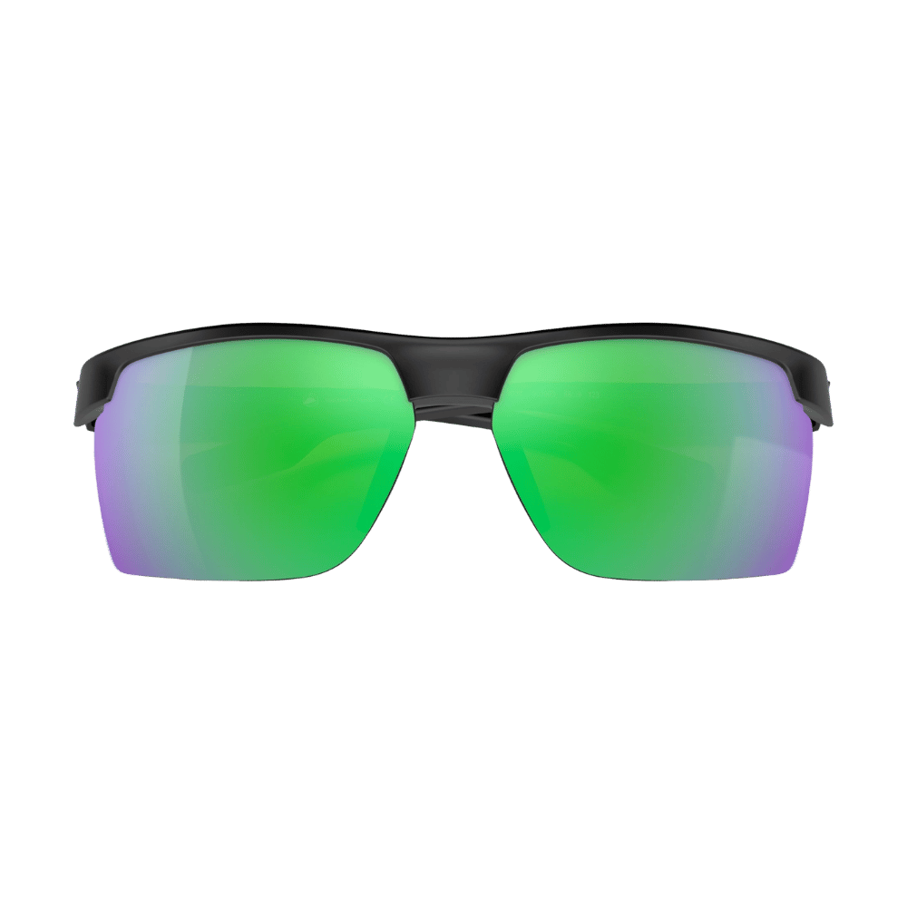 RIDGE-RUNNER SUNGLASSES - MATTE BLK- GRN REFLEX POL