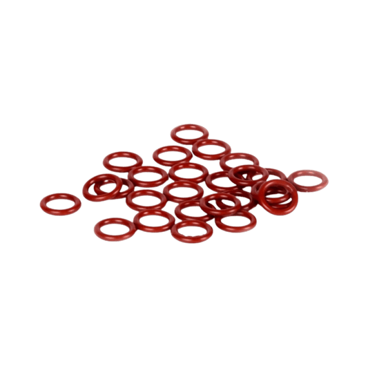 X ZONE LURES WACKY RIGGING O-RINGS 25PK - FOR STICK BAITS - RED